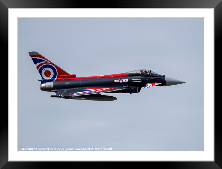 Typhoon Framed Mounted Print by ADRIAN PLAYFOOT