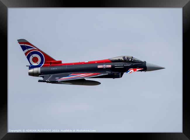 Typhoon Framed Print by ADRIAN PLAYFOOT