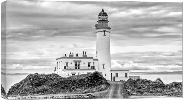 Turnberry Lighthouse Canvas Print by Ros Ambrose
