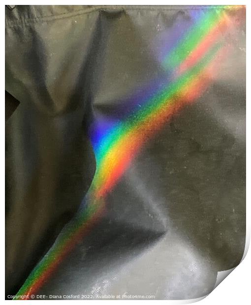 Prism touching the North Face Print by DEE- Diana Cosford