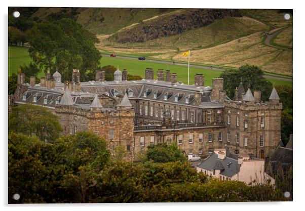 Palace of Holyrood House in Edinburgh Acrylic by Erik Lattwein