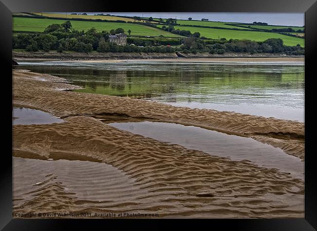 The Ebbing Tide Framed Print by Dave Wilkinson North Devon Ph