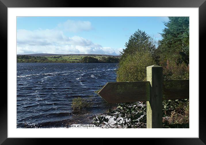 Swinsty Reservoir Framed Mounted Print by Robert Gipson