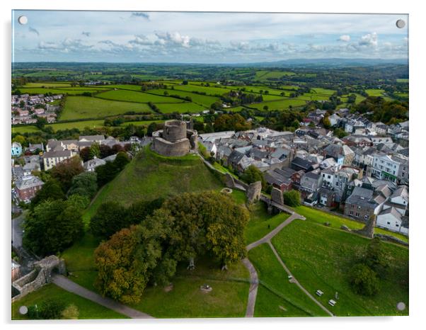 Lauceston Castle Acrylic by Apollo Aerial Photography