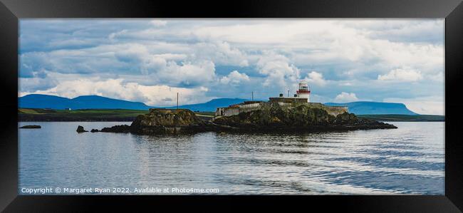 Donegal, Rotten Island Lighthouse Framed Print by Margaret Ryan