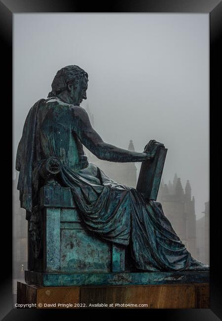 Statue of David Hume Framed Print by David Pringle