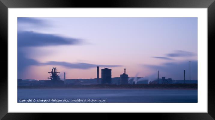 Industrial dawn Framed Mounted Print by John-paul Phillippe