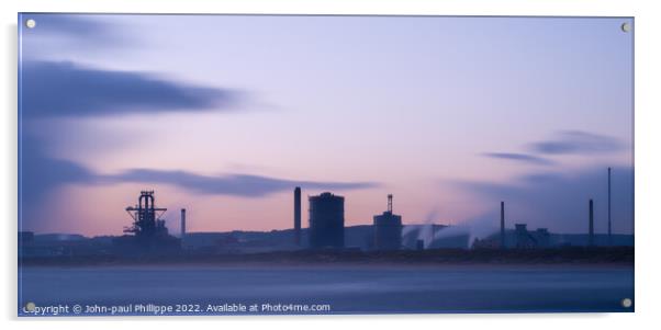 Industrial dawn Acrylic by John-paul Phillippe