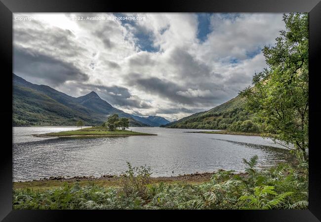 Small island in the middle of Kinlochleven Framed Print by Kevin White