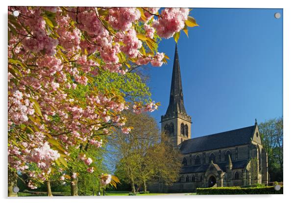 Holy Trinity Church, Wentworth Acrylic by Darren Galpin