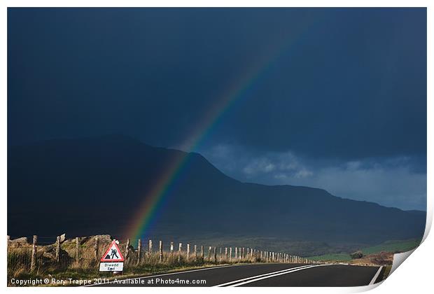 What's at the end of the rainbow ? Print by Rory Trappe