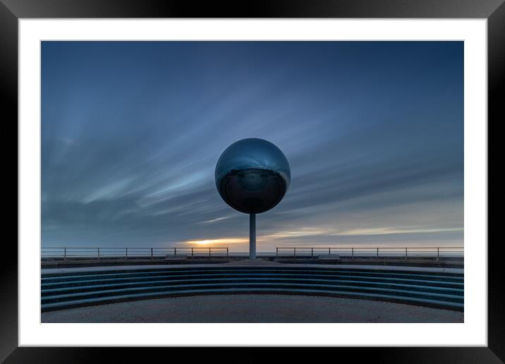 The Mirror Ball Blackpool Framed Mounted Print by Phil Durkin DPAGB BPE4