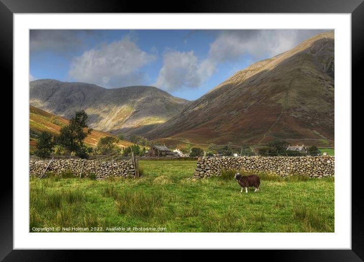 Wasdale in the Lake District  Framed Mounted Print by Neil Holman