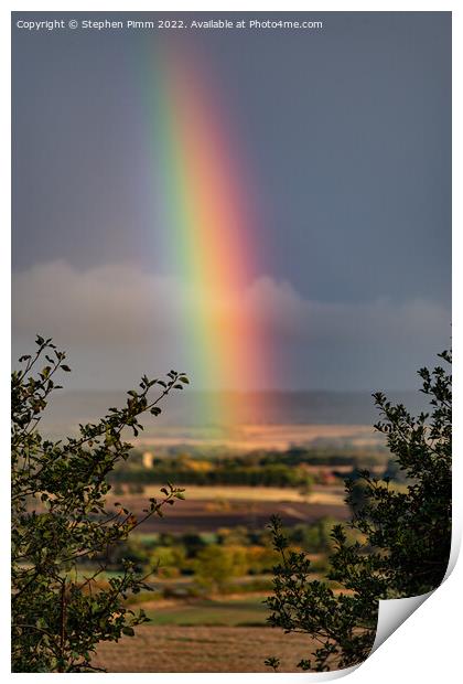 Rainbow Sky Print by Stephen Pimm