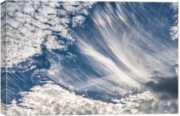 Sky with clouds Canvas Print by Stephen Pimm
