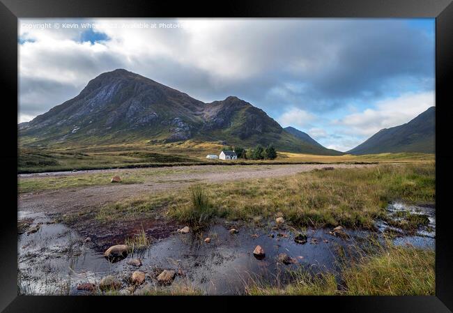 Isolated hut in Glencoe Framed Print by Kevin White