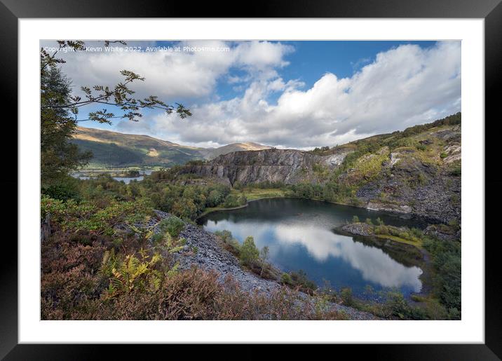 Ballachulish Quarry in Glencoe  Framed Mounted Print by Kevin White