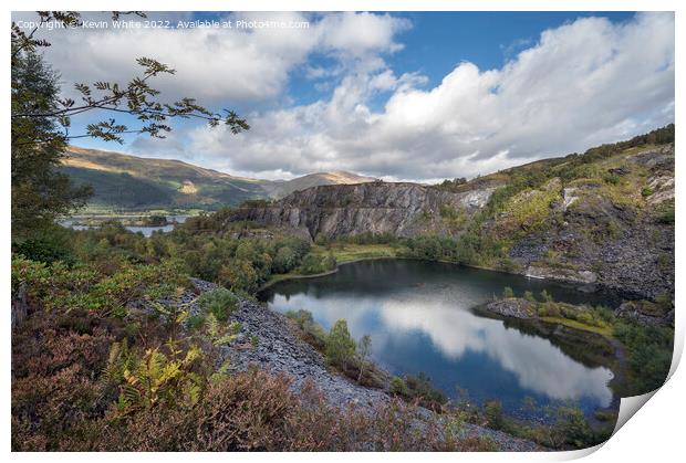 Ballachulish Quarry in Glencoe  Print by Kevin White