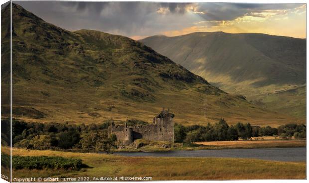 The Mystical Kilchurn Castle: A Scottish Tale Canvas Print by Gilbert Hurree