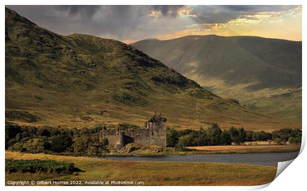 The Mystical Kilchurn Castle: A Scottish Tale Print by Gilbert Hurree