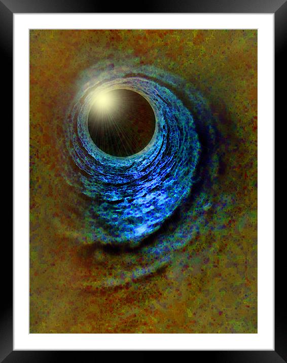 tunnel vision Framed Mounted Print by Heather Newton