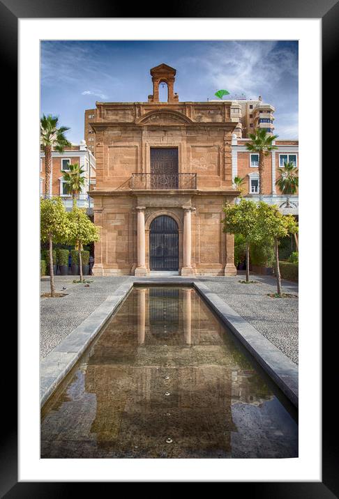 Chapel of the Port of Malaga  Framed Mounted Print by Phil Clements