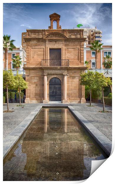 Chapel of the Port of Malaga  Print by Phil Clements