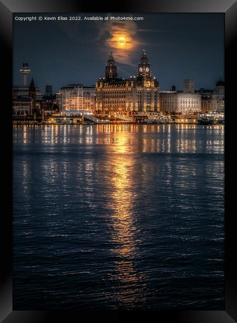 Moon river Framed Print by Kevin Elias