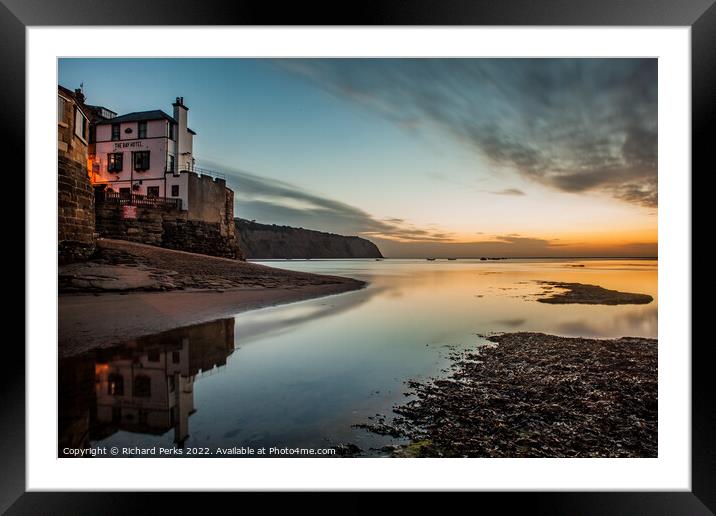 The Bay at Daybreak Framed Mounted Print by Richard Perks
