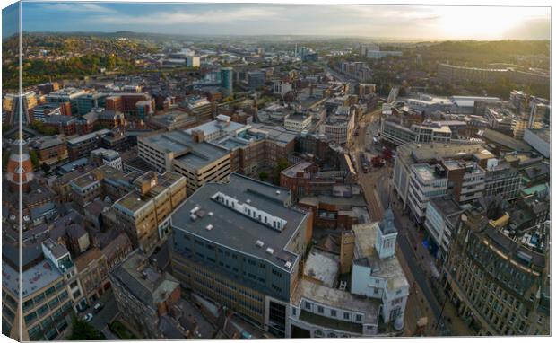 Sheffield Sunrise Canvas Print by Apollo Aerial Photography