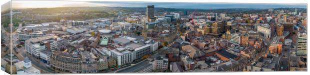 The City Of Sheffield Canvas Print by Apollo Aerial Photography