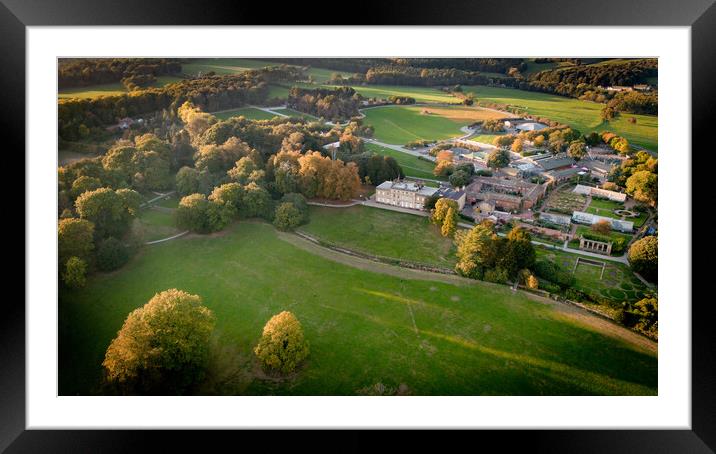 Cannon Hall Framed Mounted Print by Apollo Aerial Photography