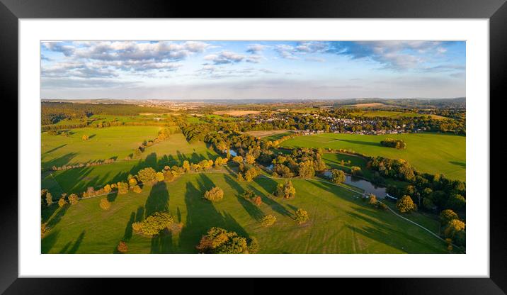 South Yorkshire Views Framed Mounted Print by Apollo Aerial Photography