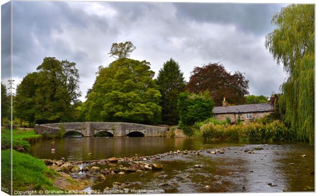 Ashford in the water Canvas Print by Graham Lathbury