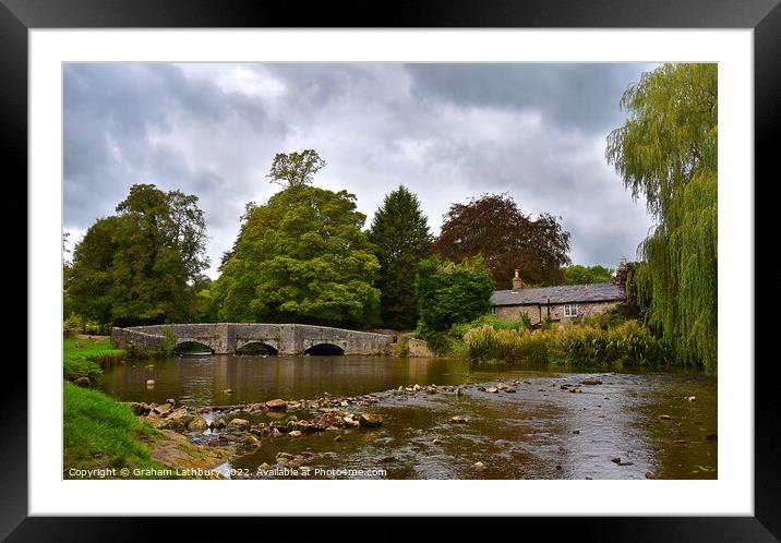 Ashford in the water Framed Mounted Print by Graham Lathbury