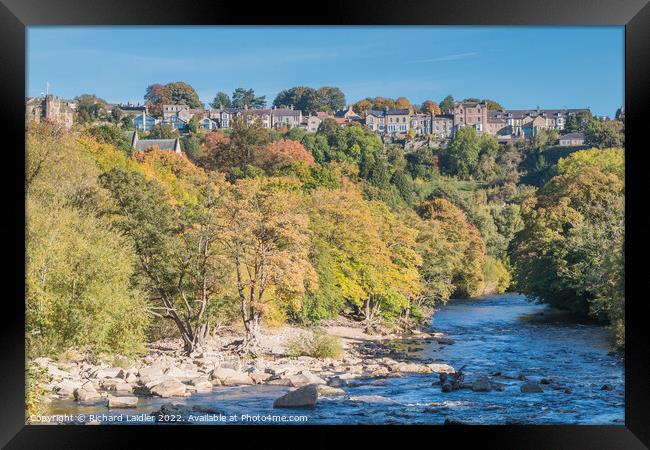 Maison Dieu, Richmond, North Yorkshire from the Falls  Framed Print by Richard Laidler