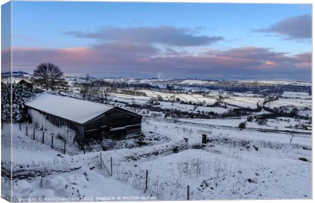 Winter in Yorkshire Canvas Print by Paul Chambers
