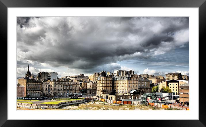 Bradford City Centre Framed Mounted Print by Sandi-Cockayne ADPS