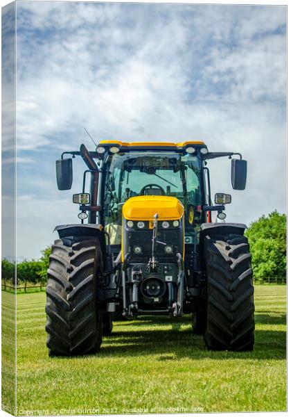 JCB Fastrac Canvas Print by Chris Gurton