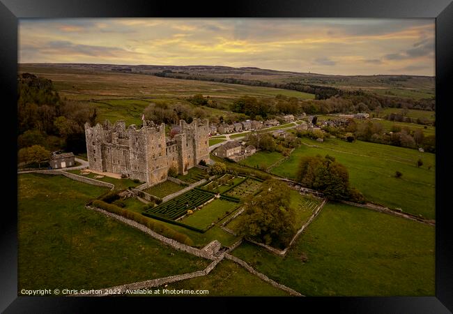 Bolton Castle Framed Print by Chris Gurton