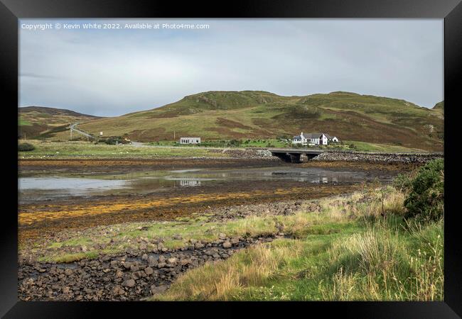 Struan on shores of Loch Beag Framed Print by Kevin White