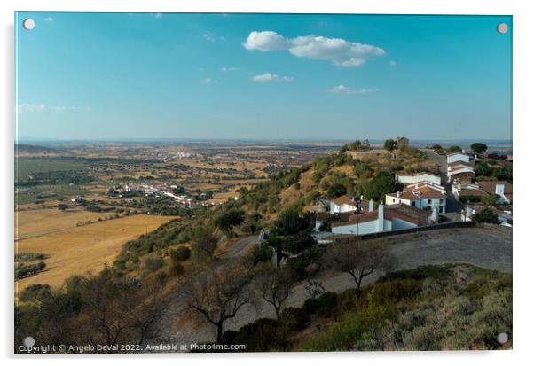 Reguengos de Monsaraz Castle View Acrylic by Angelo DeVal