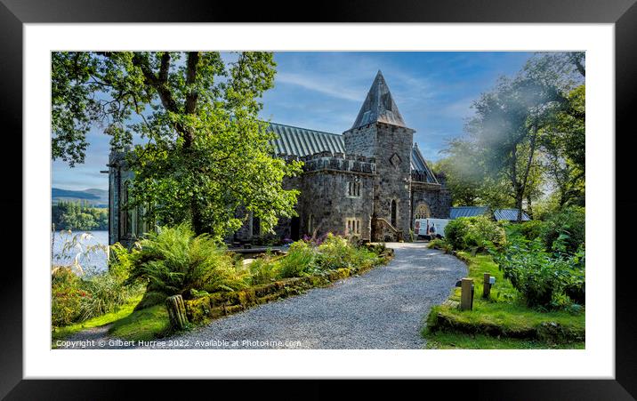 Tranquil St. Conan's Kirk: Scotland's Serenity Framed Mounted Print by Gilbert Hurree