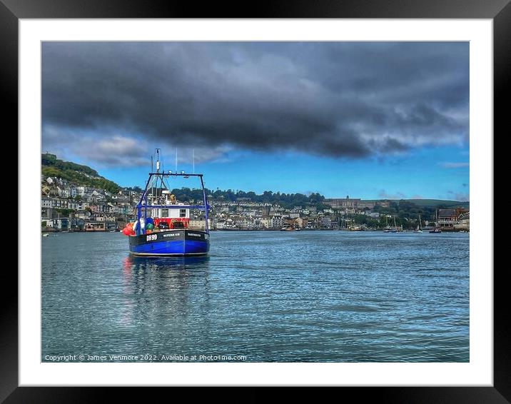 River Dart & Dartmouth Framed Mounted Print by  Ven Images