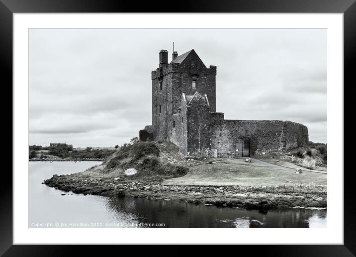 Dunguaire Castle, Galway, Ireland. Framed Mounted Print by jim Hamilton