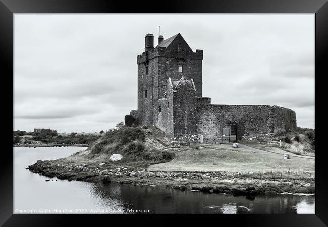 Dunguaire Castle, Galway, Ireland. Framed Print by jim Hamilton