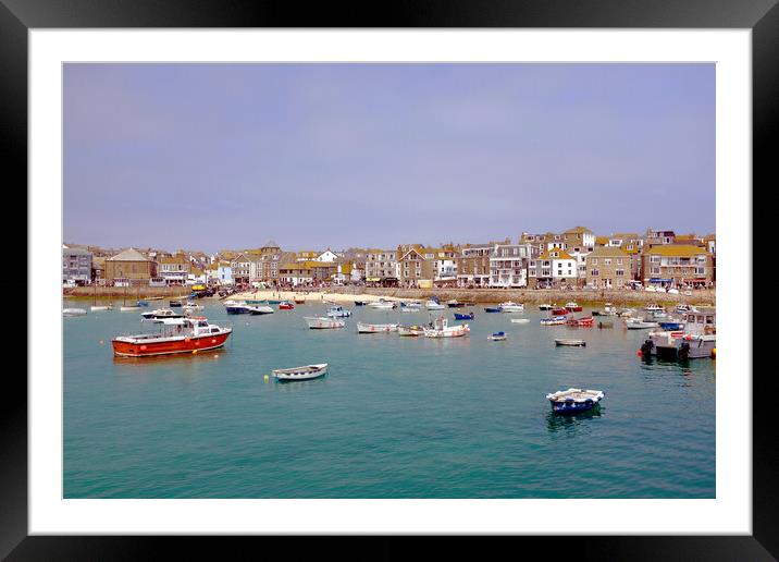 St. Ives, Cornwall, UK Framed Mounted Print by john hill