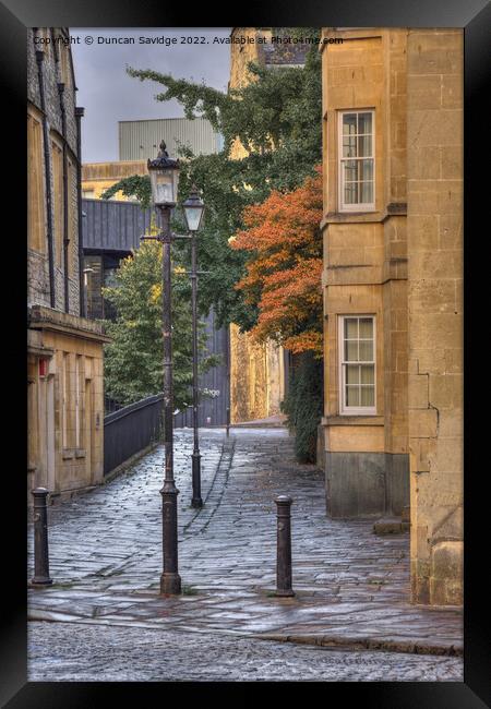 The view from Hot Bath Street  Framed Print by Duncan Savidge