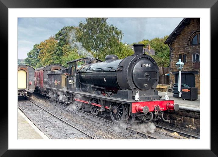 NER P3 Steam Train Framed Mounted Print by Martyn Arnold