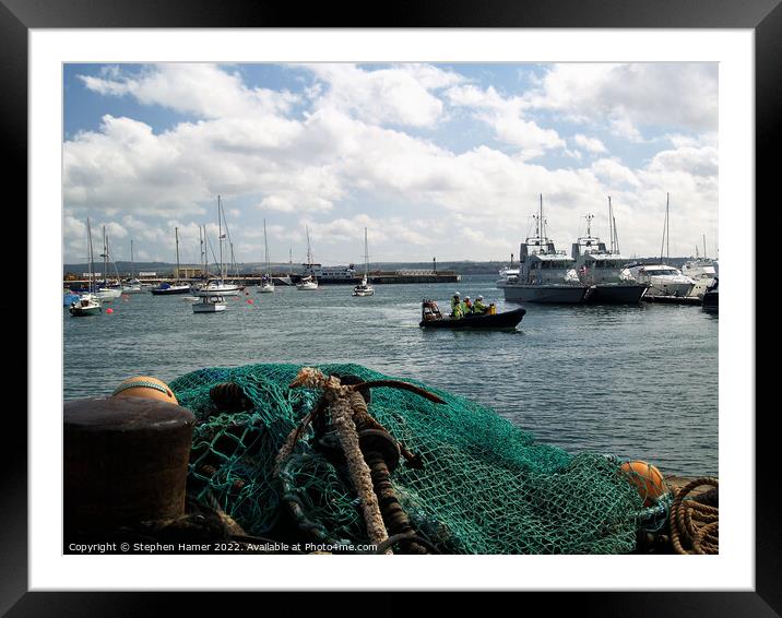 Guardian of the Sea Framed Mounted Print by Stephen Hamer